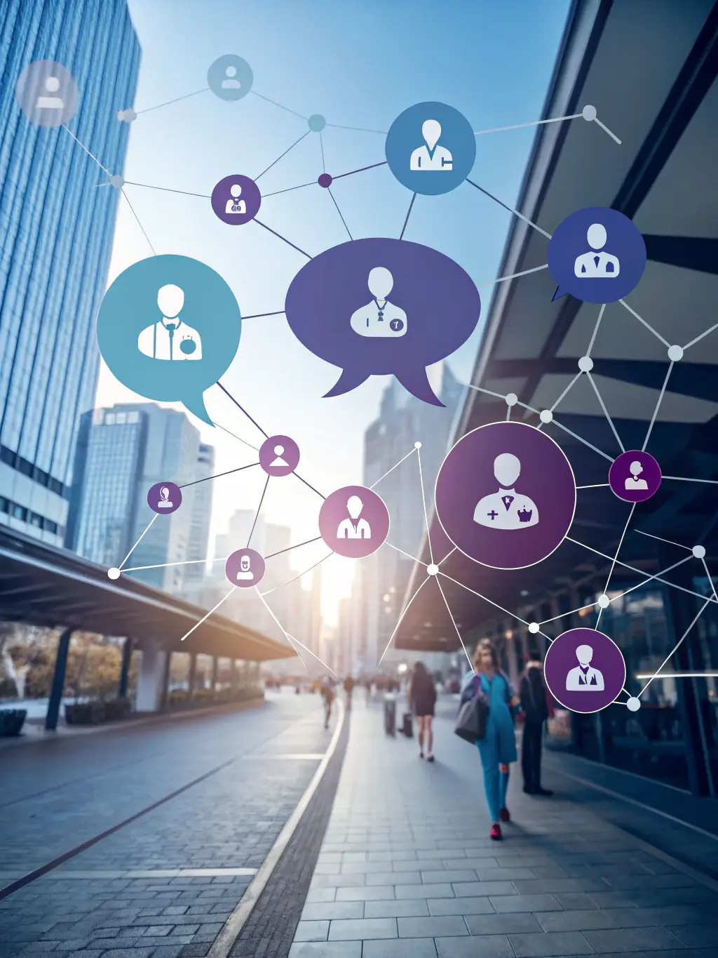 A visual representation of clear communication channels within an organization, highlighting collaboration and cultural alignment.