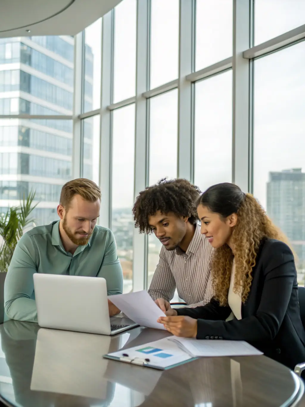 A professional team collaborating on organizational design, showcasing OrgXllence's expertise in aligning structure with strategy.